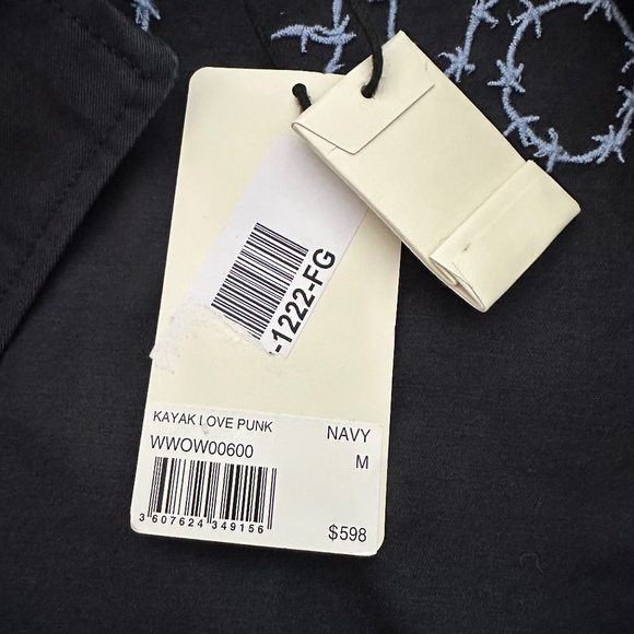 ZADIG & VOLTAIRE Chic Love Punk Kayak Washed Blk Jacket Sz M NWT $598!! - Picture 9 of 9